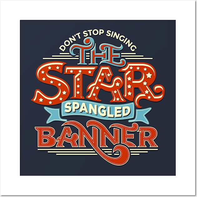 The Star Spangled Banner Wall Art by Miatunasaray